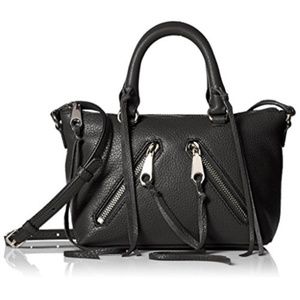 Rebecca Minkoff | Micro Moto Satchel Crossbody | Black
